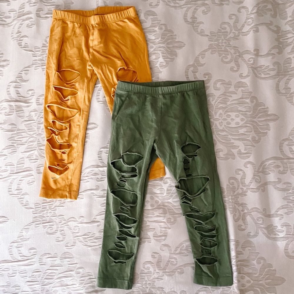 Set of 2 Distressed Old Navy Leggings